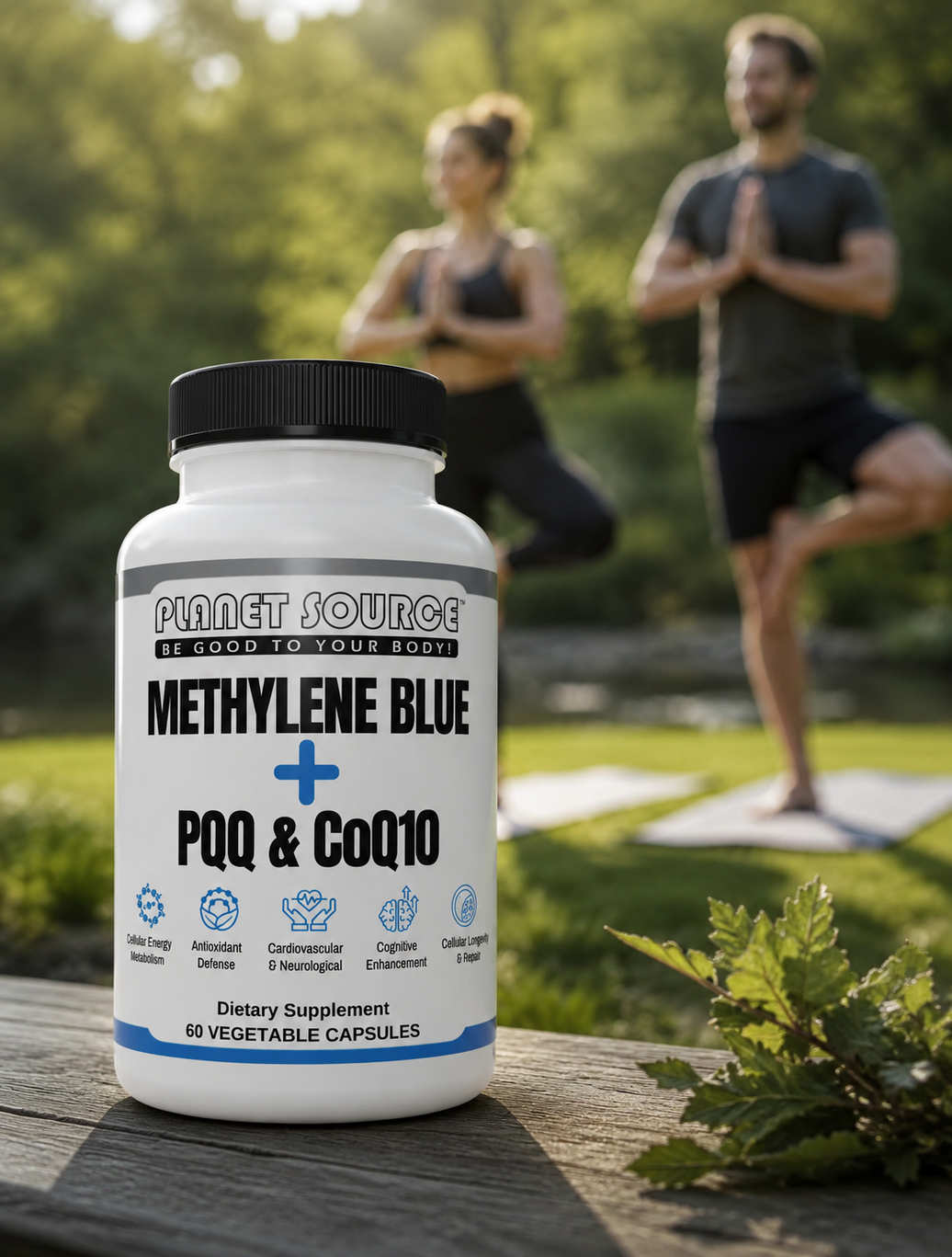Methylene Blue + PQQ & CoQ10 supplement: The Ultimate Mitochondrial Support for Energy, Brain Health & Healthy Aging