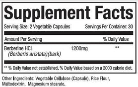 Berberine HCL 1200 mgs 60 caps - Planet Source