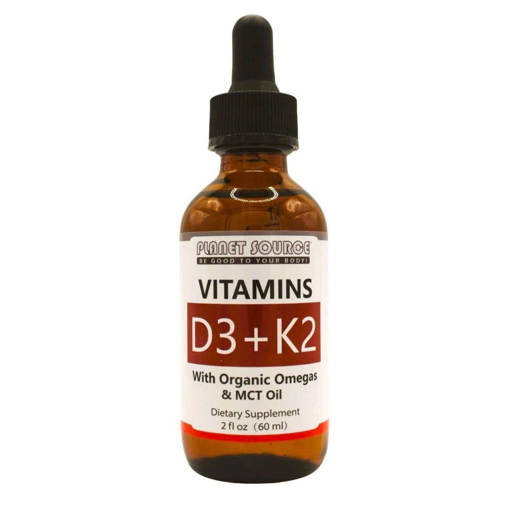 Planet Source Vitamin D3 + K2 with Organic Omegas, MCT & Olive Oil