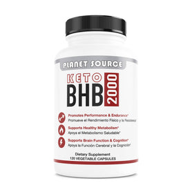 Planet Source keto Beta-hydroxybutyrate (BHB) 2000 120 capsules