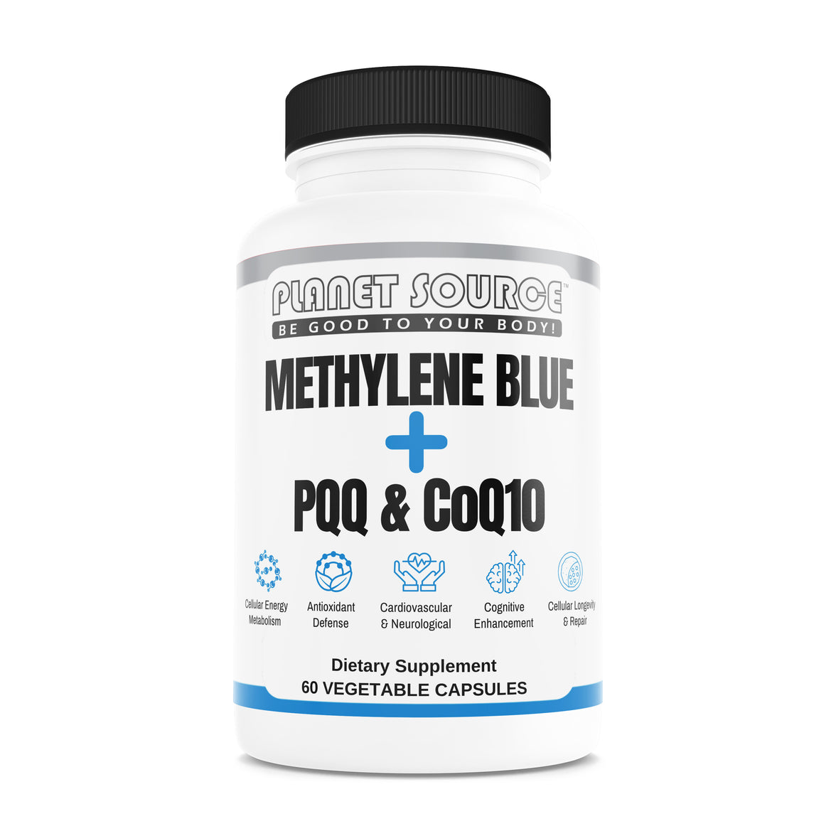 Methylene Blue + PQQ & CoQ10 Supplement
