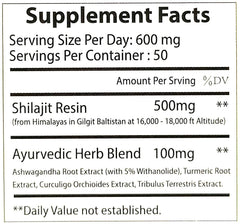 Planet Source Pure Himalayan Shilajit Resin High Potency 