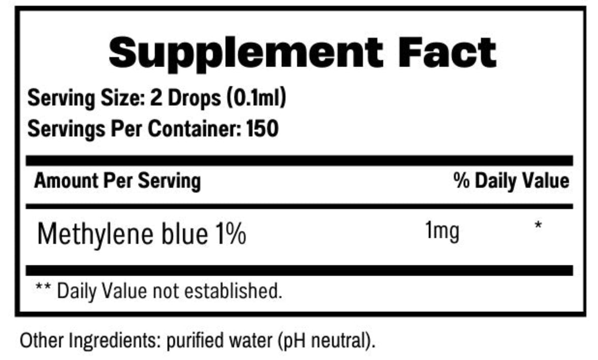 methylene blue supplement