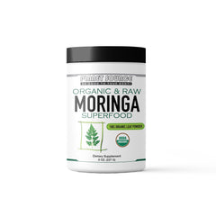Planet Source Moringa Leaf Powder Organic & Raw Superfood 8 Oz.