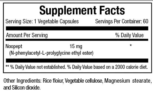 Neuro-Mood Enhancer (Nootropic) 15mg 60 caps - Planet Source